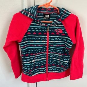 Fleece hoody north face kids 3T